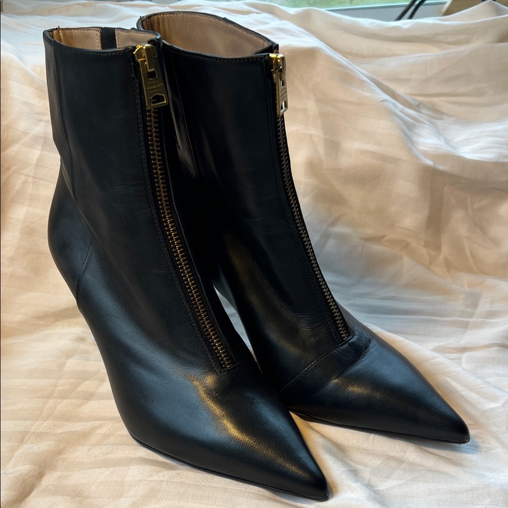 All Saints Midnight Black Ankle Boots size 7